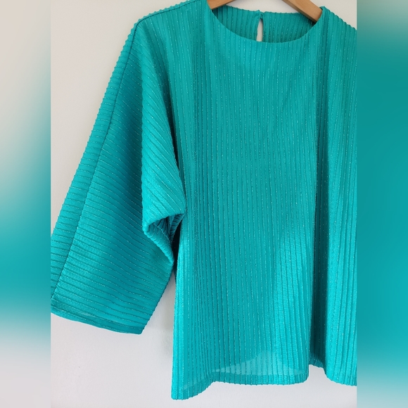 Vintage turquoise sparky top - Picture 6 of 6